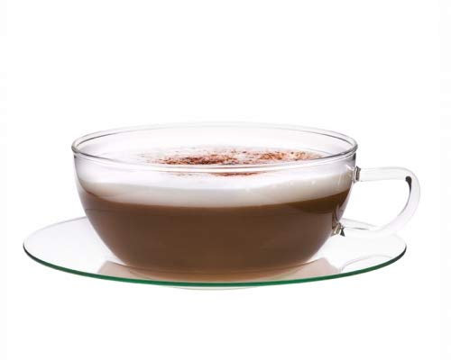 trendglas JENA 210120 Around The Tea Cup Medio mit Glasuntertasse, 300 ml Inhalt