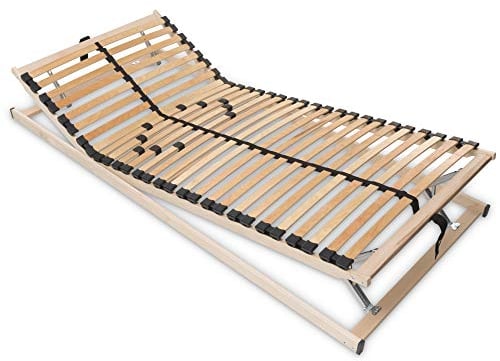 Betten-ABC Max1 K+F, Lattenrost zur Selbstmontage, mit Kopf- und Fußteilverstellung, durchgehende Holme, Größe 90 x 220 cm