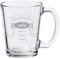 Tasse à café, tasse en verre transparent, personnalisé avec gravure - standard 300ml