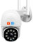 Tuya Smart Life WiFi 1080P Telecamera IP, 2MP 4X Zoom Digitale PTZ Telecamera di Sicurezza con Localizzazione Automatica Visione Notturna IR per Esterni Sorveglianza CCTV,Camera