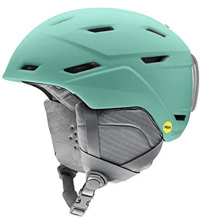 Smith Women's Mirage MIPS Skihelm Türkis/Grau 51-55 cm - S