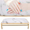 Nail Art Handkissen, PU-Leder Armlehne für Acrylnägel Armlehne Handauflage für Nägel Armlehne für Nägel Ständer Maniküre Armlehne Kissenhalter für Nail Art Salon Home Nagellack(Weiß)