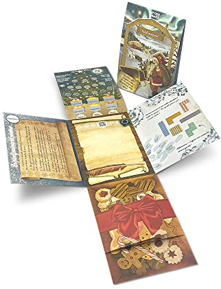 Hidden Games - Enigma Carta - Natale MISTERIOSO - Italiana - Biglietto Con Puzzle di Natale, biglietto di auguri, biglietto per Escape Room, biglietto Regalo, Regalo in denaro, biglietto natalizio