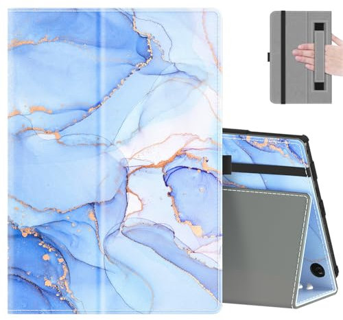 COOWPS - Custodia per Amazon Kindle Fire HD 8 Tablet 8 (12a/10a generazione, versione 2022/2020) e tablet HD 8 Plus, custodia sottile pieghevole con funzione di accensione/spegnimento automatico e