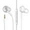 Qtresi 2024 New Earbuds Stereo Headphones for Samsung Galaxy S8 S10 S10e Plus A31 A71 Cable - Designed by AKG - with Microphone and Volume Buttons (White)…