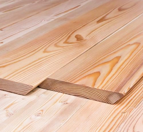 Rhombusleisten 45°, 21 x 120 mm Sibirische Lärche Fassadenprofil A/B Sortierung (Länge 2.0m) 8-er Pack