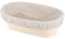 Bread Proving Basket, Oval Sourdough Bread Proving Basket, Sourdough Baking Bowl With Liner, Rattan Bread Proofing Basket Baking Tool, 25x15x8.5cm