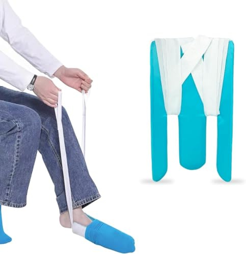 Anziehhilfe für Socken und Strümpfe, Sockenanziehhilfe Nach Hüftoperation | Hochwertige Kann Beim An- Und Ausziehen von Socken Helfen, ältere, Behinderte Anziehhilfe für Socken und Strümpfe