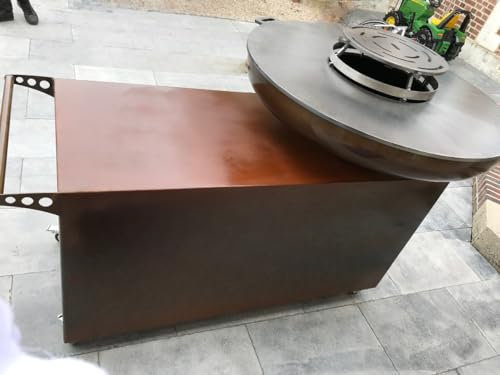 Brasero Plancha Acier Corten Barbecue brasero