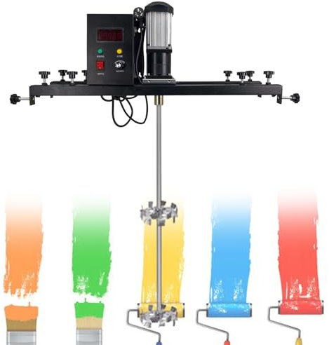 Ibc 1 Ton Farbmischer, RüHrwerk Mit Klappbarem Propeller, Mischerbreite 72-120 Cm, Verstellbare Halterung, FüR Farbe, FutterrüHrmaschine,A