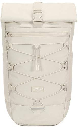 LARKSON Wanderrucksack Damen & Herren Beige - Arvid - Trekkingrucksack 20L - Wandern, Trekking Reisen - Tagesrucksack mit Hüftgurt & Mesh-Polsterung - Wasserdichte Reißverschlüsse