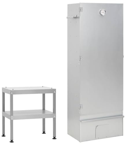 Fumoir de four avec table en acier galvanisé