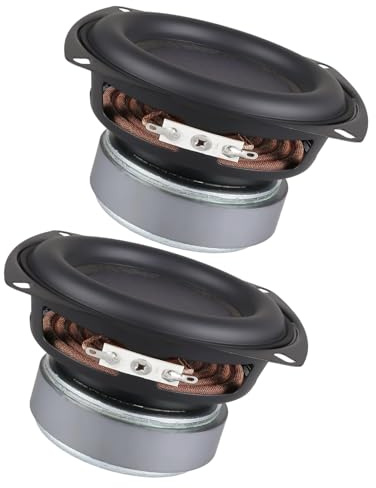 Cenifin Altoparlante professionale a banda larga da 4 pollici 30 W 25 core bobina oscillante 4 ohm magneti al neodimio woofer ABS struttura in metallo altoparlante per bassi pesanti