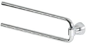 Fjord Handtuchhalter Doppel Schwenkarm Metall verchromt Hochwertig Schweiz