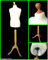 The Shopfitting Shop Schneiderpuppe für Kinder, Alter 10/12 Jahre, Uni, Schneiderbüste