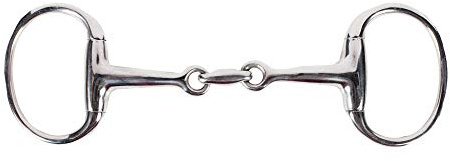 HORZE Lozenge Link Eggbutt Snaffle Bit - 4 1/2