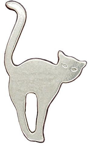 Broche Chat Aimé Fait Main en Etain Fin - Fabrication Francaise