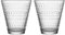 Iittala 1018763 Kastehelmi 2-er Set Trinkgläser 30 cl, klar, Glas