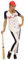 W WIDMANN MILANO Party Fashion - Kostüm Baseball Spielerin, Sportler, Beruf, Faschingskostüme