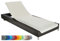 Brandsseller Gartenliegenbezug 75x200 cm – Frottee Schonbezug Handtuch-Auflage aus 100% Baumwolle – waschbar, rutschfest, Öko-Tex Standard 100 – Creme