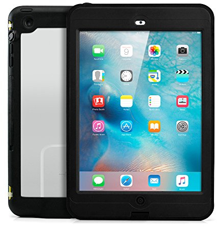 Trenro wasserdichte Hülle für iPad Mini, Schwarz