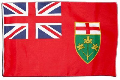 Flaggenfritze Flagge/Fahne Kanada Ontario + gratis Sticker