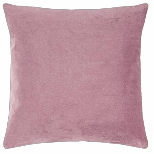 PAD - Elegance - Samt Kissen, Zierkissen, Kissenhülle - 50 x 50 cm - Farbe: Lilac, Flieder, Lila Rosa - ohne Füllung