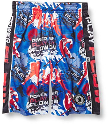Flow Society Jungen Big Power Play Hockey Shorts Jungen Shorts Gym Shorts - Blau - Mittel