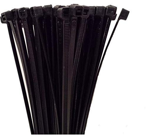 Kabelbinder 202 x 2,5mm - 1.000 zertifizierte Qualitäts-Binder - schwarz