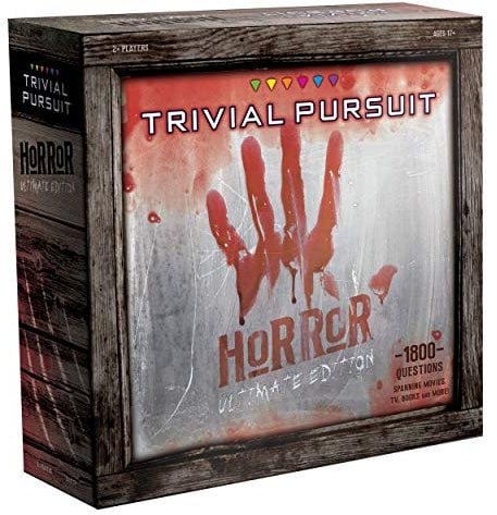 Trivial Pursuit Horror Ultimate Edition | Horror Trivia Game Featuring 1800 Questions from Classic Horror Films & Books | Collectible Trivia Board Game for Fans of Horror Movies