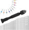 Fanshiontide 57 Pezzi Mini Trapano a Mano Dritto in Lega di acciaio. Set Trapano a Mano con Punte Micro Twist per Utensili per Foratura Modellismo Fai-da-te