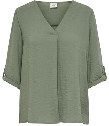 JDY Damen JDYDIVYA 3/4 TOP WVN NOOS T-Shirt, Sea Spray, 40