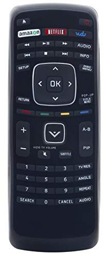New XRB100 Replacement Remote Control fit for VIZIO 3D Blu-ray DVD Player VBR133 VBR134 VBR135 VBR140 with Amazon Netflix Vudu Shortcut App Keys