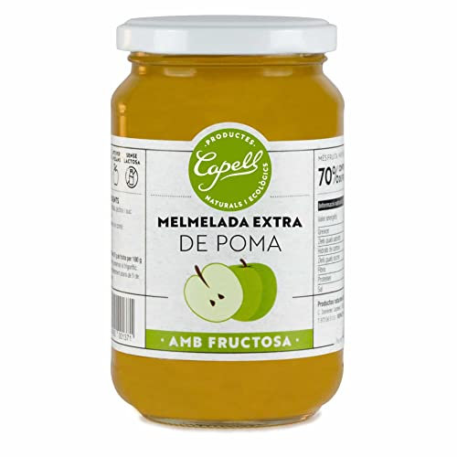 MERMELADA DE MANZANA con fructosa 400gr.