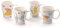 Cha Cult NEU teemando® Becher Joschka Porzellan, 4-fach 0,25 l = 4 Becheer