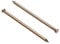 Panel Pins 50mm Finishing Nails Veneer Pin (Pack of 150) Yellow Zinc Plated Nail Galvanized Heavy Duty for DIY and Crafts Home Decor Woodwork Furniture Construction (50mm x 2mm)