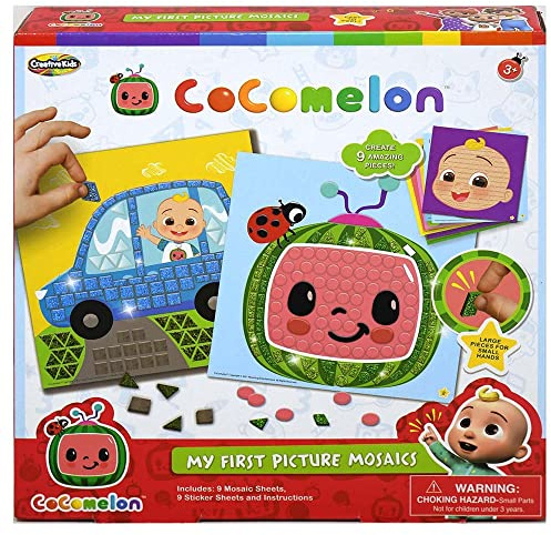 Creative Kids Cocomelon My First Picture Mosaics in Box - Mosaic Sheets & Sticker Sheets