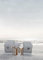 artissimo, Design-Poster auf Holz, ca 20x30cm, PE6692-PA, Dekopanel: Strandkörbe, Bild, Deco-Panel, Wandbild, Wanddekoration beige, Meer und Strand
