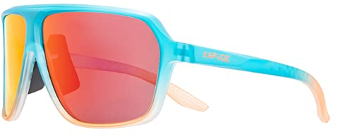 KAPVOE Radfahrerbrille Polarisierte Fahrradbrille Sport Sonnenbrille UV400 Schutz für Männer Frauen MTB Laufen Golf Wandern Volleyball Tennis Autofahren Angeln Softball 11