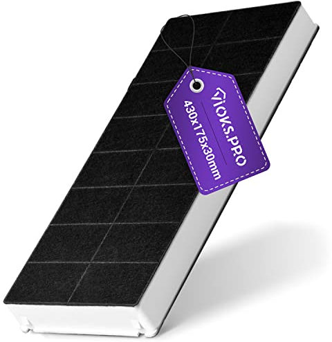 Vioks.pro Filter Dunstabzugshaube Kohlefilter 430x175mm Ersatz für 296178 Neff Abzugshaube Filter - Aktivkohlefilter Dunstabzugshaube Siemens Bosch
