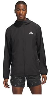 adidas Homme Run It Stripes Jacket, Black, S