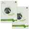 Staufen Ursus Style Collegeblock, DIN A4, 9 mm liniert, 2 Blöcke je 80 Blatt, 4-fach Lochung, 60 g/m² Recyclingpapier, Green