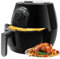 Airfryer 4L Heißluftfritteuse, Heissluftfritteuse mit Timer & 360° Max-Temperatur, Minibackofen Air-Fryer mit Antihaftbeschichtung & Spülmaschinenfest – Heißluftfritteuse Groß & Dual-Knob Steuerung