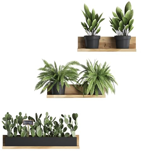 Wandsticker Pflanzen Wandtattoo Groß 3D Wandtattoo Pflanzen Grün Selbstklebend für Wohnzimmer, Wanddekoration Topfpflanze Wandaufkleber für Schlafzimmer Wohnzimmer Kinderzimmer Küche Büro Flur (A)