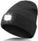 Stocking Stuffers Geschenke für Männer, Unisex LED Beanie Mütze mit Licht, Weihnachten Weiß Elefant Geschenke für Erwachsene Frauen Papa Ehemann, USB Wiederaufladbare Stirnlampe Kappe
