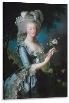 REDCHAMBER Navarrese Royal Consorts Marie Antoinette Retro-Poster, Kunstdruck, Wandkunst, Poster, Gemälde, Leinwand, Poster, Kunstwerke, Raumästhetisch, 20 x 30 cm