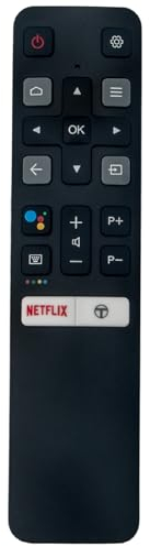 ALLIMITY RC802V FUR6 Sprach Fernbedienung Ersatz passend für TCL QUHD 4K TV 40S615 40S6500 43P615 43P715 43S6510FS 49S6510FS 49S6800FS 50C715 55EP644 55P615 55P715 65C825 65P8S