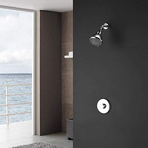KOHARA Ensemble de Douche temporisé, pommeau de Douche à température Unique, Ensemble de Douche pour Montage Mural