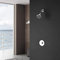 KOHARA Ensemble de Douche temporisé, pommeau de Douche à température Unique, Ensemble de Douche pour Montage Mural