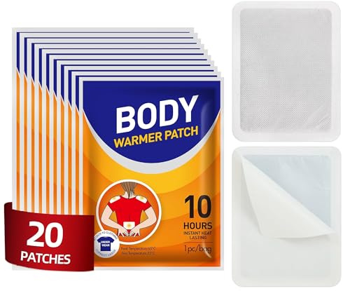 Body Warmers Heat Patches, Adhesive Heating Patches Disposable- 20 Packs